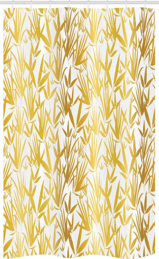 Tenda Da Doccia Extra Lunga Boho 183x213 Cm | Colore Crema Con Motivo Zigzag E Nappe | Trapuntata Con Ganci Inclusi - 3