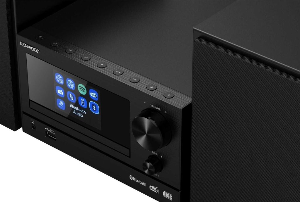 Kenwood M-7000S, Home-Audio-Minisystem, Schwarz, 1 Disks, Produktbild 
