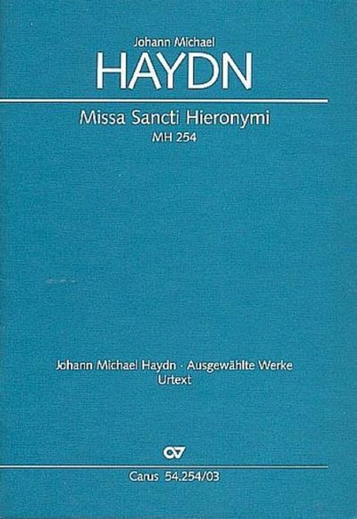 Missa Sancti Hieronymi (Klavierauszug)