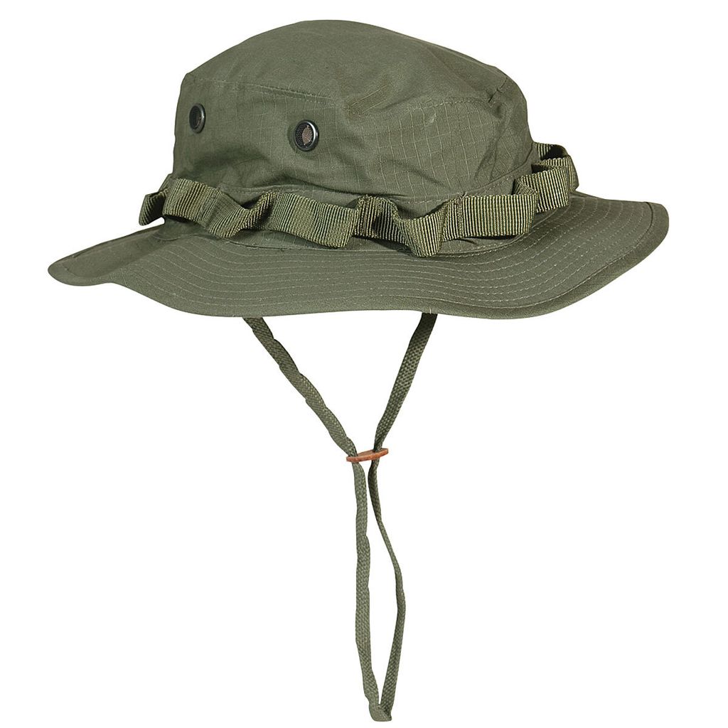 MFH US GI Buschhut, mit Kinnband, GI Boonie, Rip Stop, oliv Produktbild 