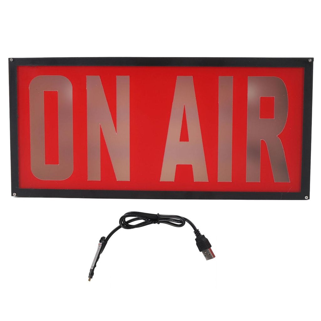 nápis "On Air Recording", světelný box LED s napájením přes Obrázek produktu 