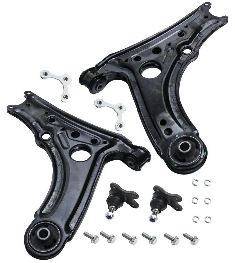 Querlenker Satz Vorderachse - Dreieckslenker Links Rechts - Seat Arosa 6H / VW Polo 6N1 6N2 - Stahl - OEM 6N0407365 6N0407151B