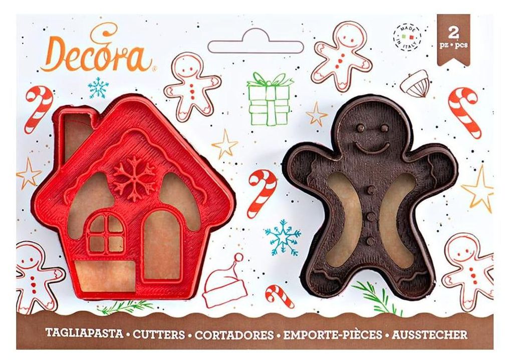 Maison de Noël et guingois 8cm Image du produit 