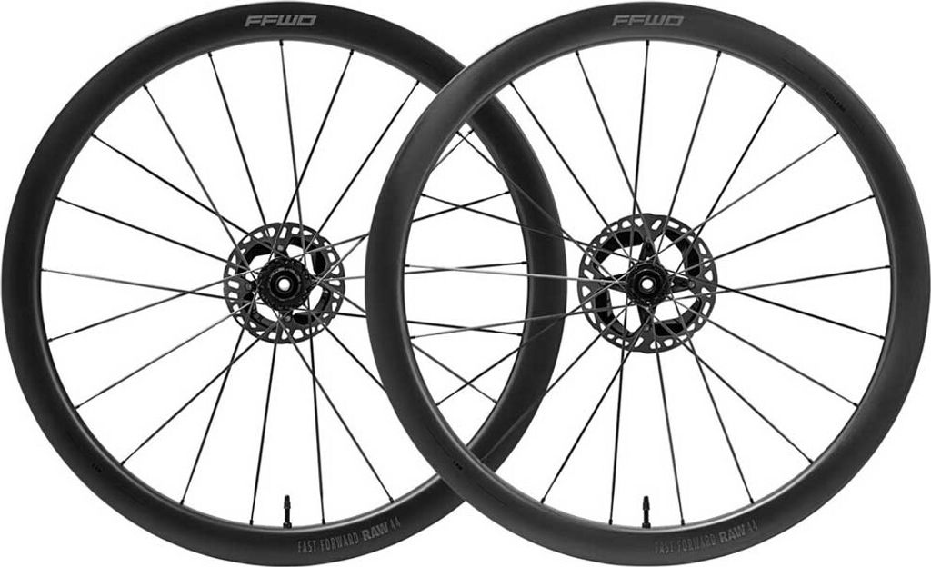 Ffwd Raw 44 Disc Tubeless Rennrad Laufradsatz Silber 12 x 100 / 12 x 142 mm / Shimano/Sram HG Silber 12 x 100 / 12 x 142 mm