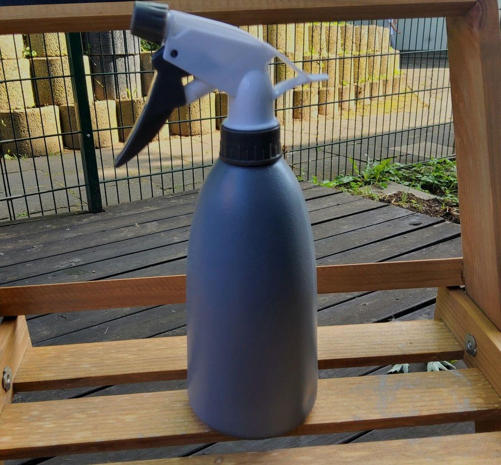 Blumen oder Garten Sprühflasche Grau 480ml