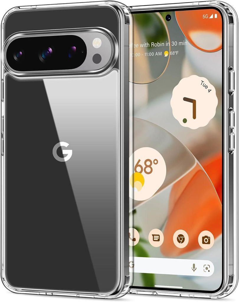 Handyhülle für Google Pixel 10 Pro , Weich TPU Transparent Durchsichtig Stoßfest Schutzhülle
