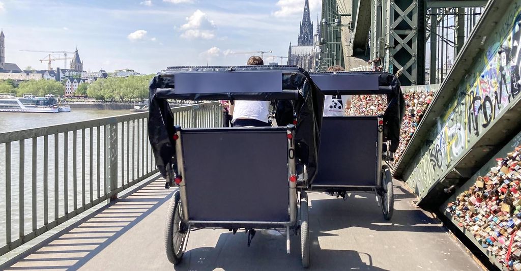 mydays Rikscha-Fahrt Köln für 2; Erlebnis verschenken oder selbst erleben; Gutschein für 2 Person(en)