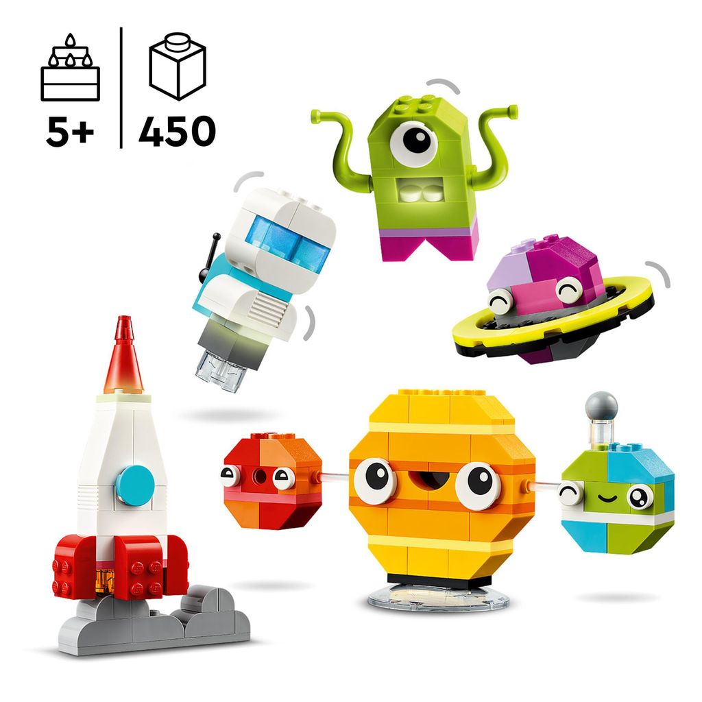 LEGO Classic Kreatywne planety, Układ Słoneczny, Kosmos dla Zdjęcie produktu 