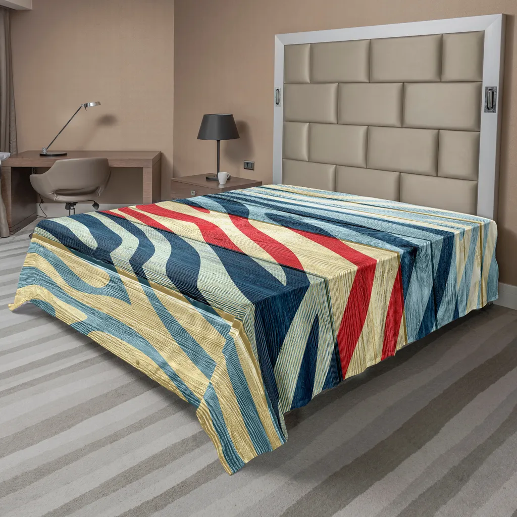 Drap de lit respirant et doux contre les irritations, zèbre artistique