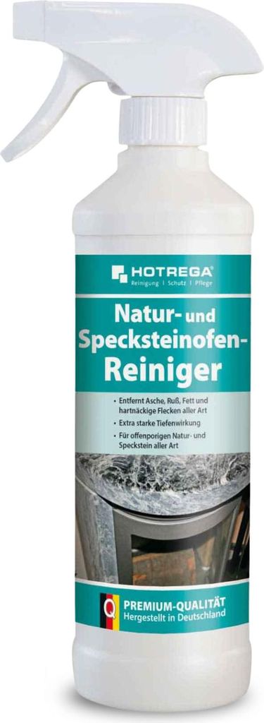 HOTREGA Natur und Specksteinofen Reiniger 500 ml, Ofenreiniger, Spezialreiniger, Specksteinreiniger