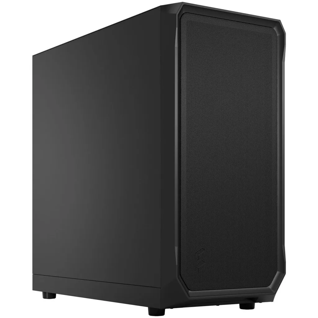 Case Fractal Focus 2 Nero Solido | Midi Tower ATX Airflow Ottimizzato