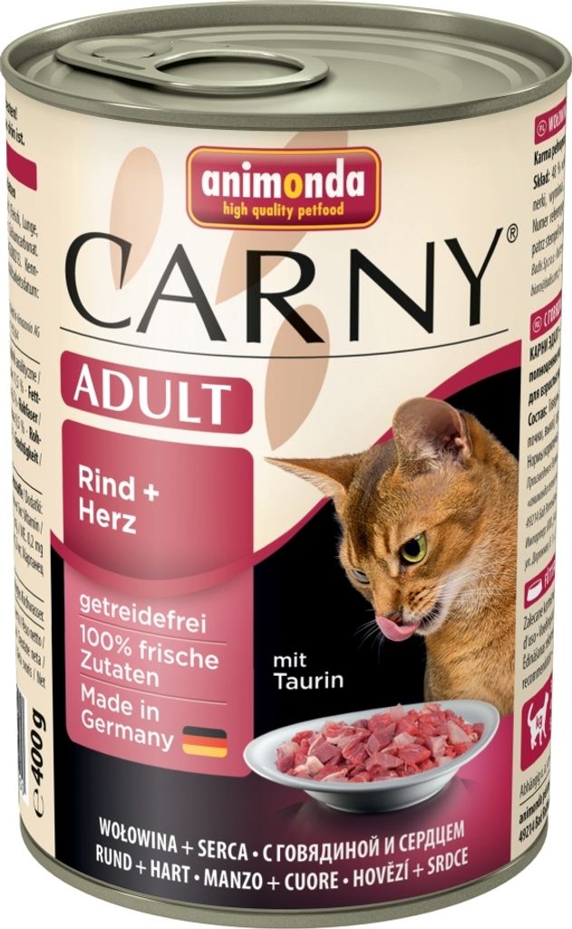 Animonda Carny Adult Rind & Herz 400gx6