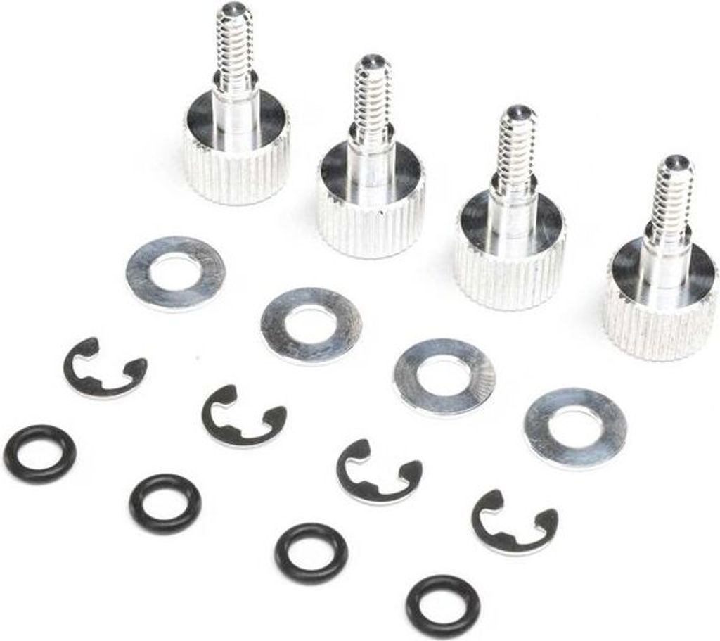 Proboat Canopy Thumb Screw Set: 42-inch Blackjack