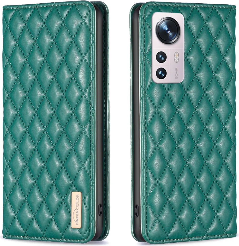 Custodia Portafoglio In Similpelle Per Xiaomi 12 Lite – Stampa Cani E Gatti, Con Scomparti Per Carte E Banconote, Verde - 2