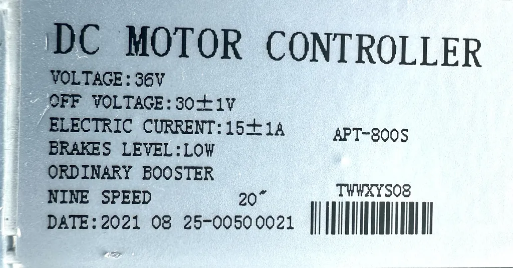 Régulateur UD contrôleur 36V avec boîtier alu thermo-dissipant - 2