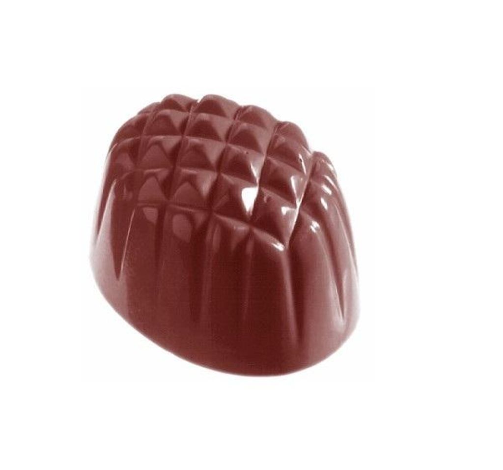 Schokoladenform Pralinenform Motiv Rubin Layout 3x8 = 24 Mulden CHOCOLATE WORLD