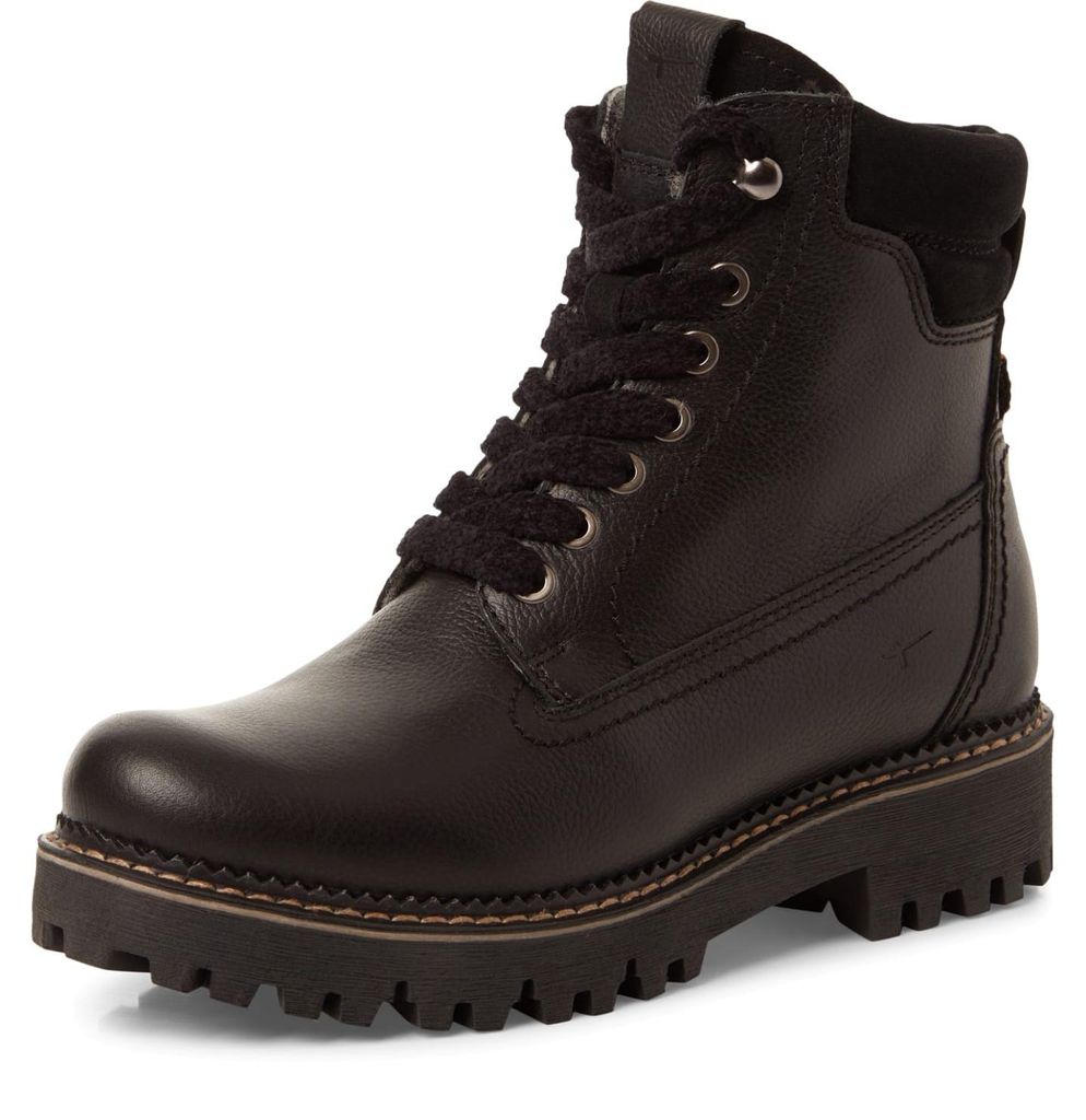 Tamaris Schnürboots Damen 32313231373036 Schwarz 42 EU