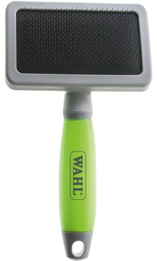 Velký kartáč Moser Slicker Black, Green, Grey pro psy Obrázek produktu 