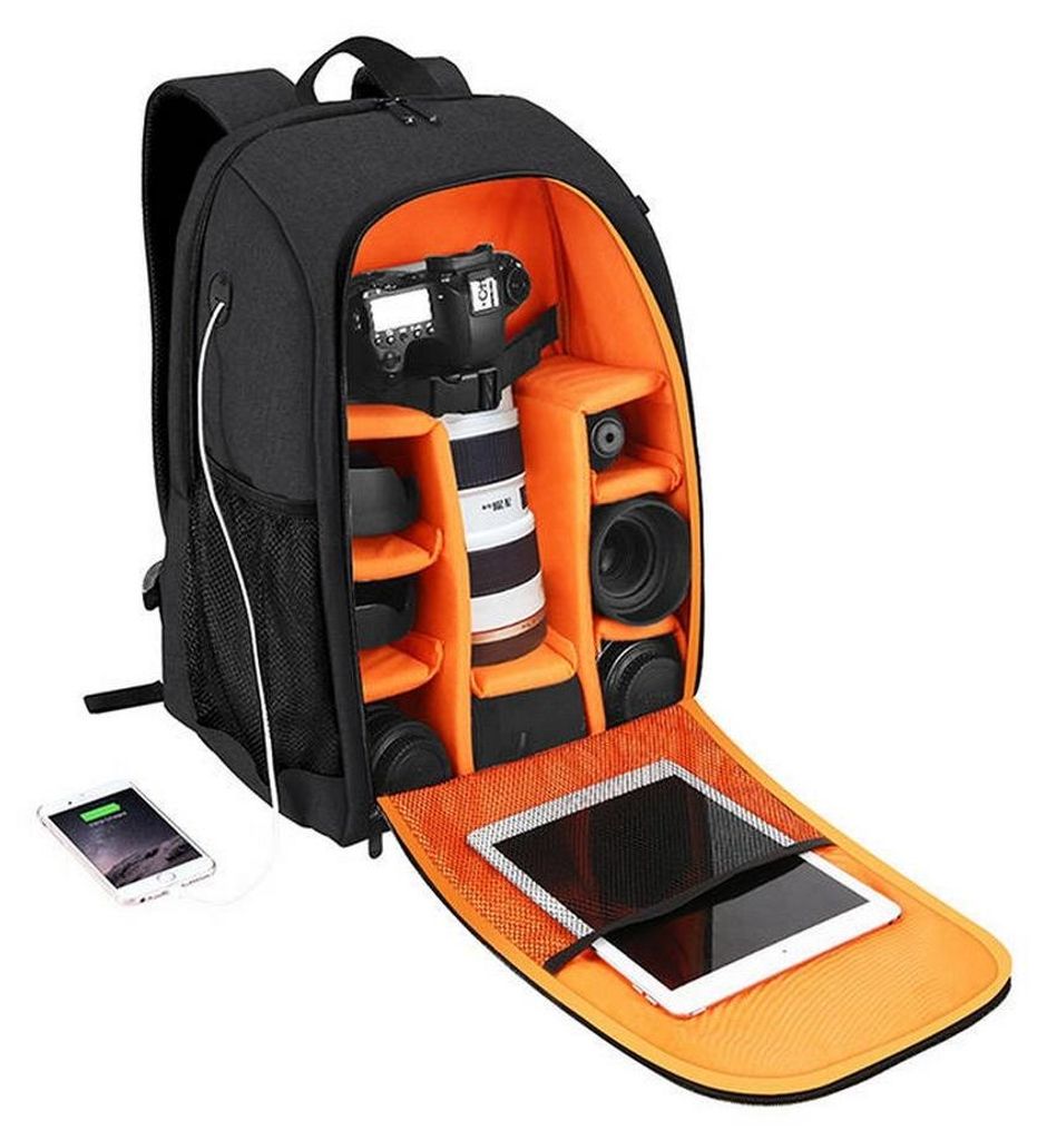Waterproof camera backpack Puluz PU5011B (black) Obrázok produktu 