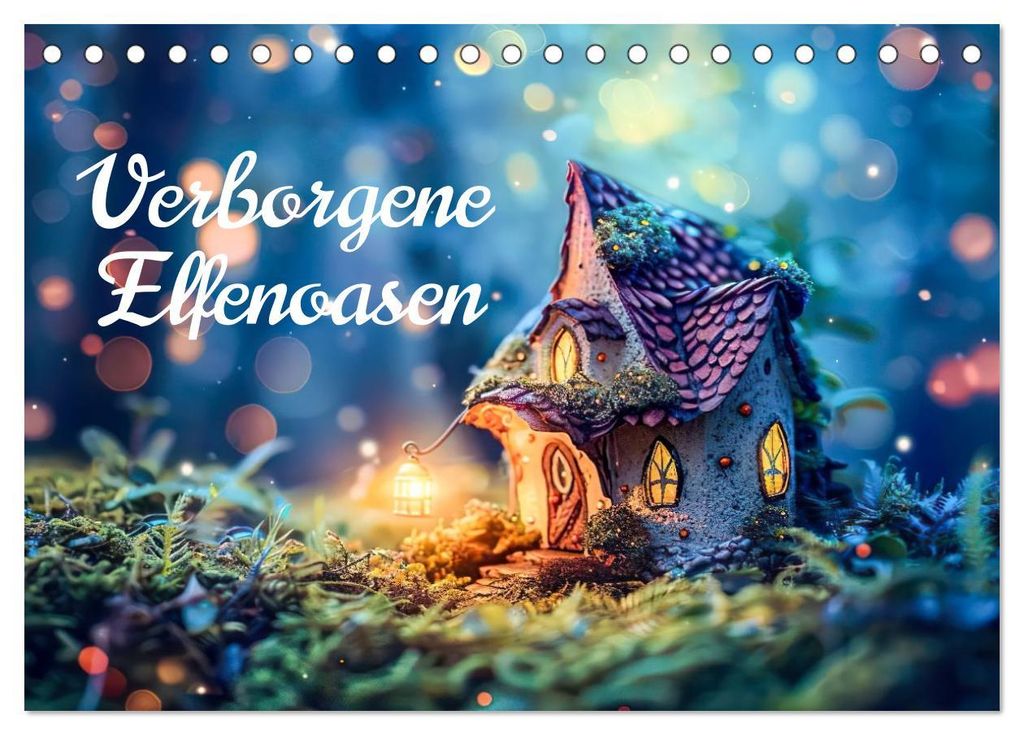 Verborgene Elfenoasen (Tischkalender 2027 DIN A5 quer), CALVENDO Monatskalender