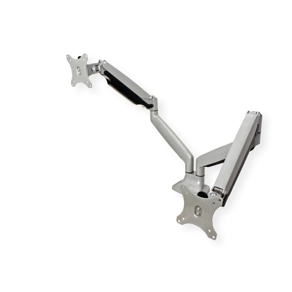Support double écran pour bureau bras articulé gaz VALUE noir 32" - 10