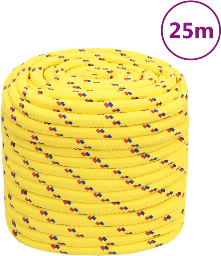 Bootsseil Gelb 18 mm 25 m Polypropylen