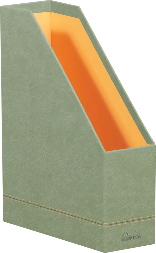Porte-revues Rhodia 10x31 cm Seladon - Organiseur de Bureau Élégant - 2