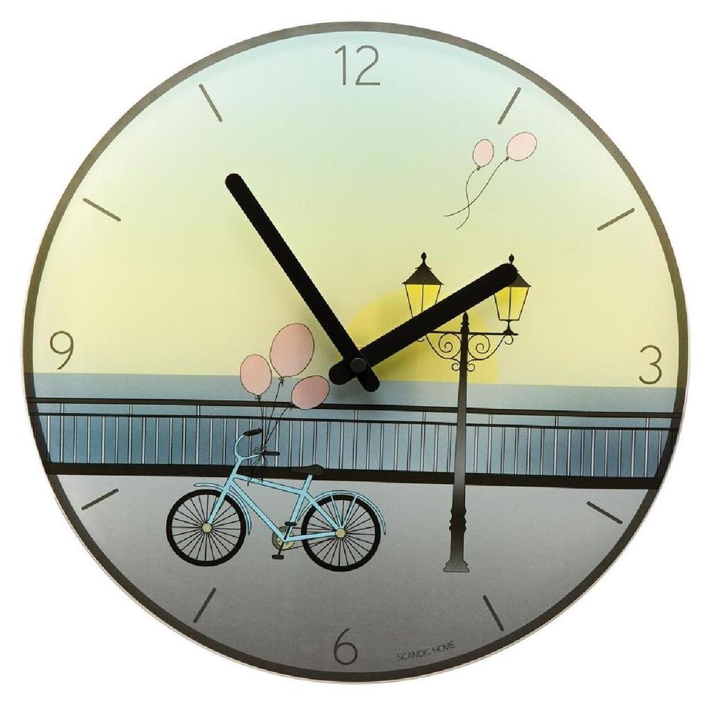 Goebel Scandic Home Wohnaccessoires Bicycle - Wanduhr