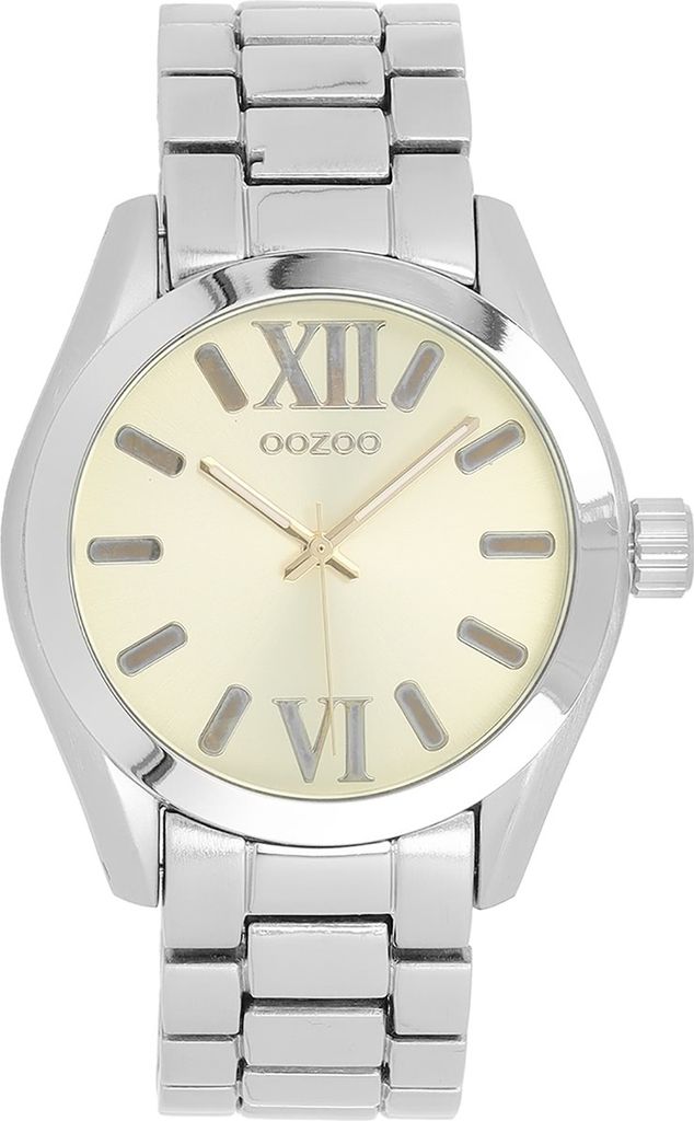 Oozoo Armbanduhr silber Metall Vintage Series Damen-Herren Analog-Quarzuhr UOC5716A