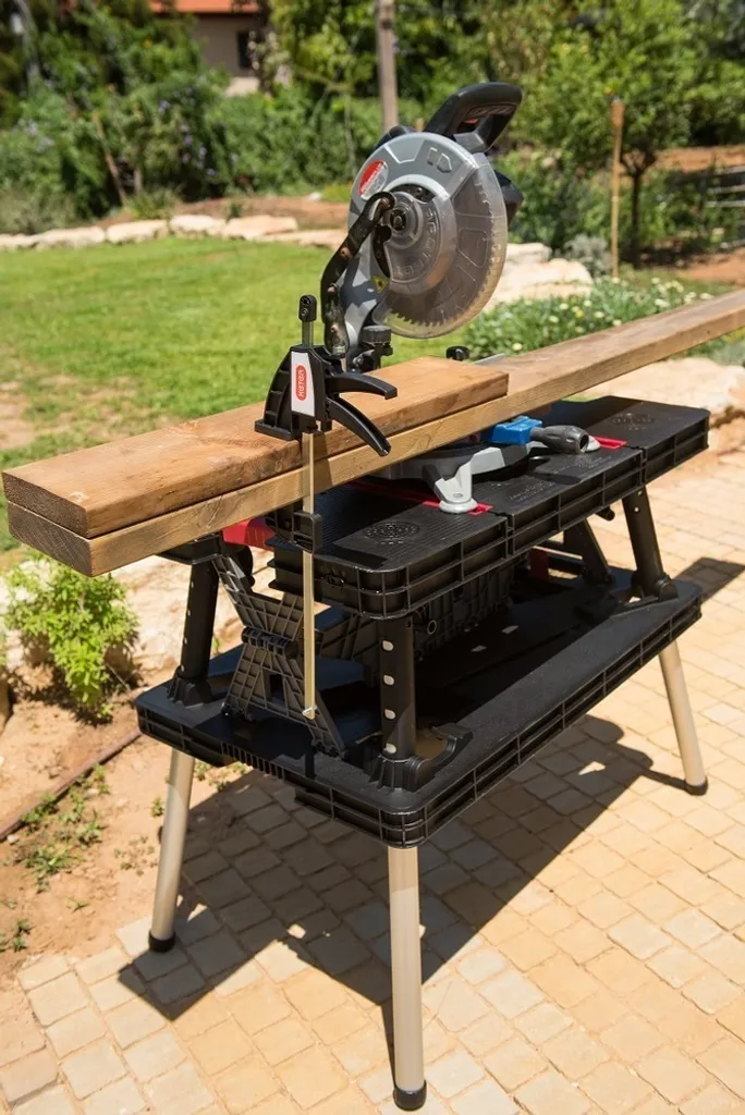 Établi pliant transportable KETER avec plateau de serrage polyvalent - 29