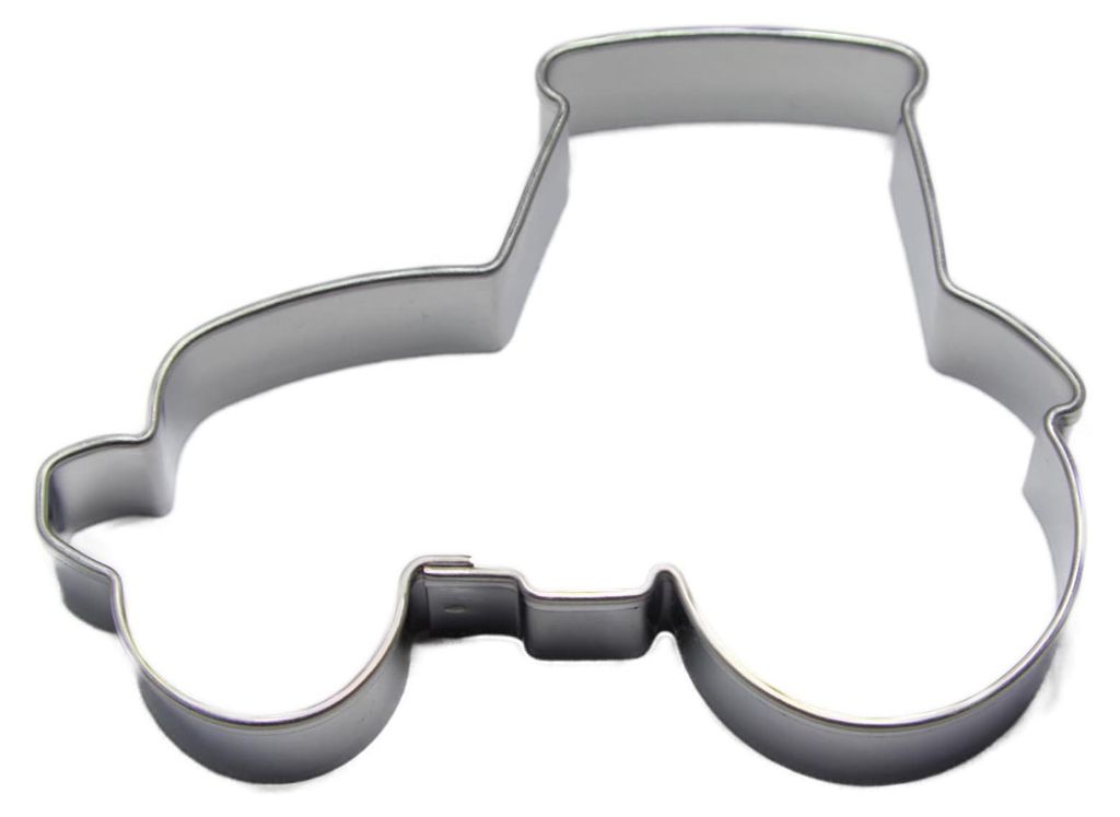 Ausstechform in Traktorform – ca. 6,5 x 4,6 cm – Spülmaschinenfester Ausstecher aus Edelstahl – Zum Backen von Keksen – 7511