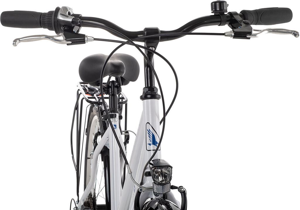 Adler Stanford Trapez Damen Citybike 28 Zoll weiss 55 Produktbild 4