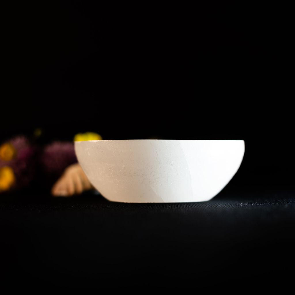 Heimtex GmbH Bowls Selenit Schale Rund, 14 cm