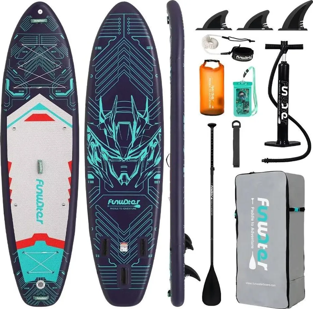 Planche de SUP gonflable SUPFW50B avec système à trois lignes stable
