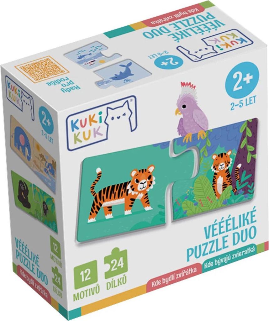 KukiKuk Véééliké Rätselduo Wo die Tiere leben