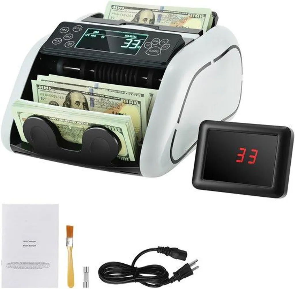 Machine à compter les billets pour commerçant détection UV MG et IR