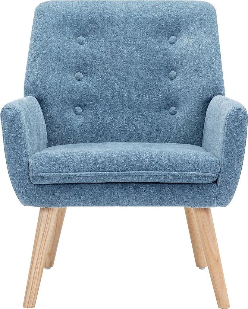 Gepolsterter Sessel blau - OSIMO Produktbild 