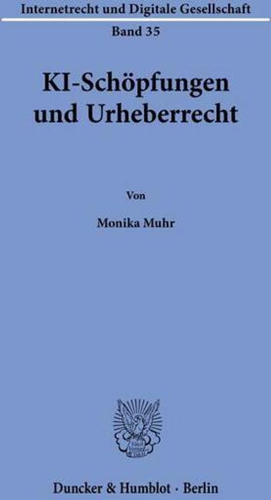 KI-Schöpfungen und Urheberrecht.