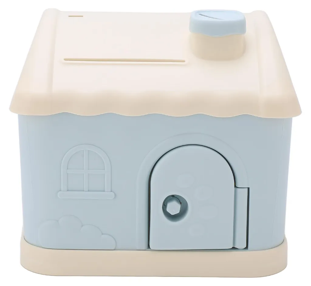 Tirelire maison pour apprendre à épargner - Cadeau éducatif avec clé