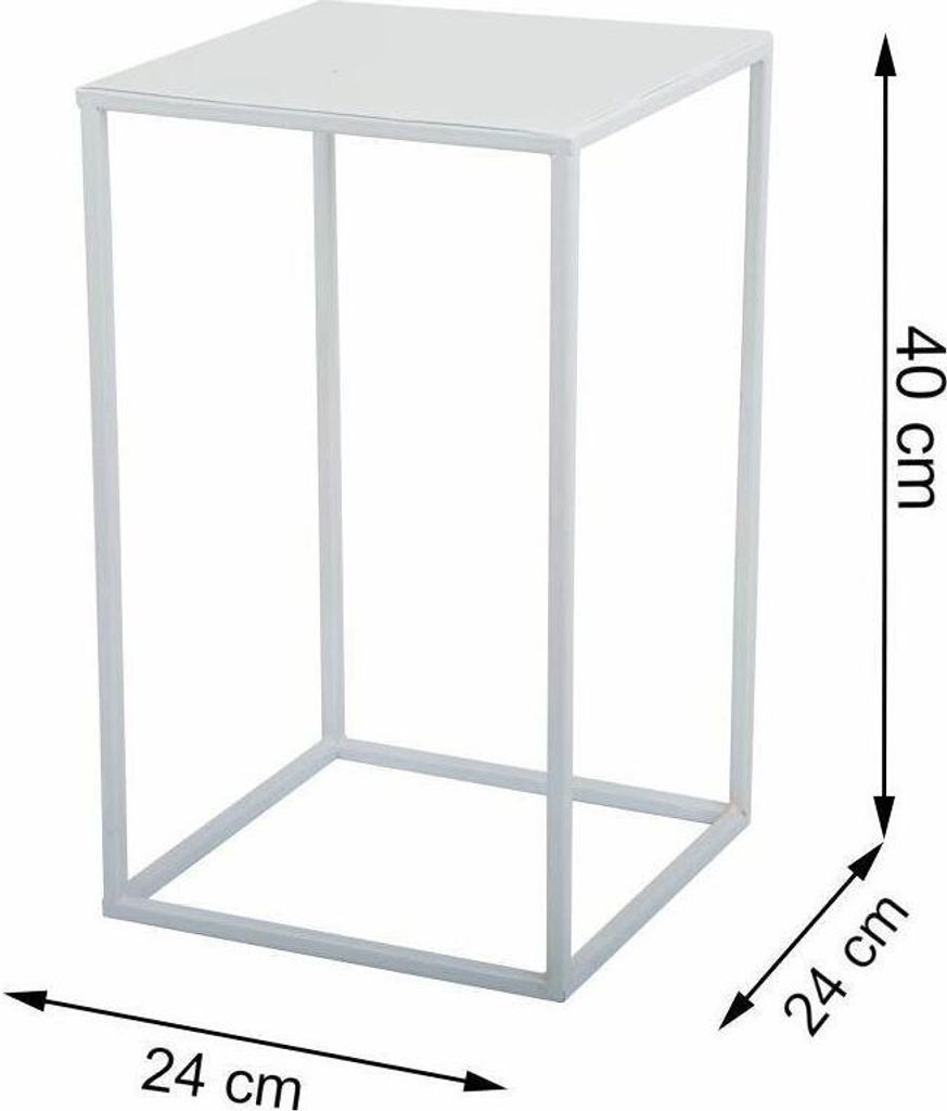 HowHomely Modern Pflanzenständer, Blumenhocker aus Metall Produktbild 3