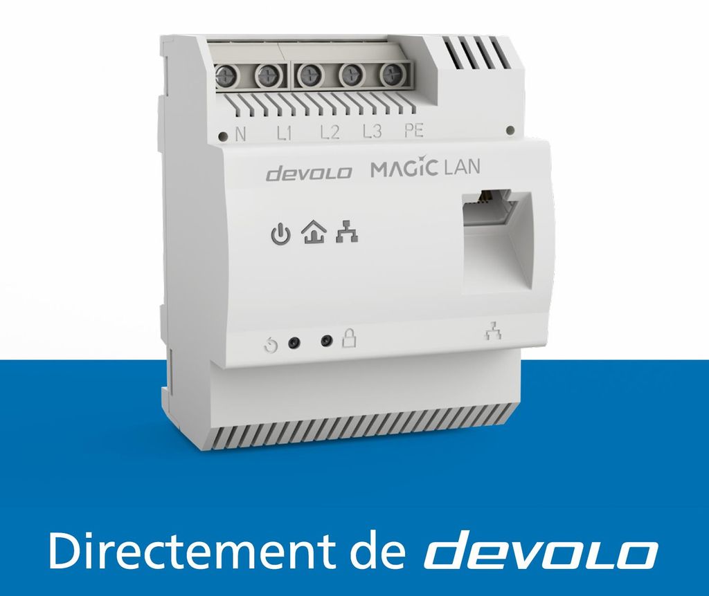 devolo Magic 2 LAN DINrail Powerline 1x adaptér na DIN Obrázek produktu 