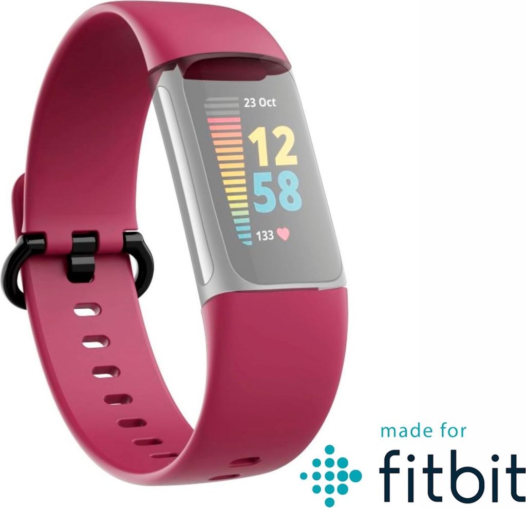 hama Armband für Fitbit Charge 5, in Bordeaux