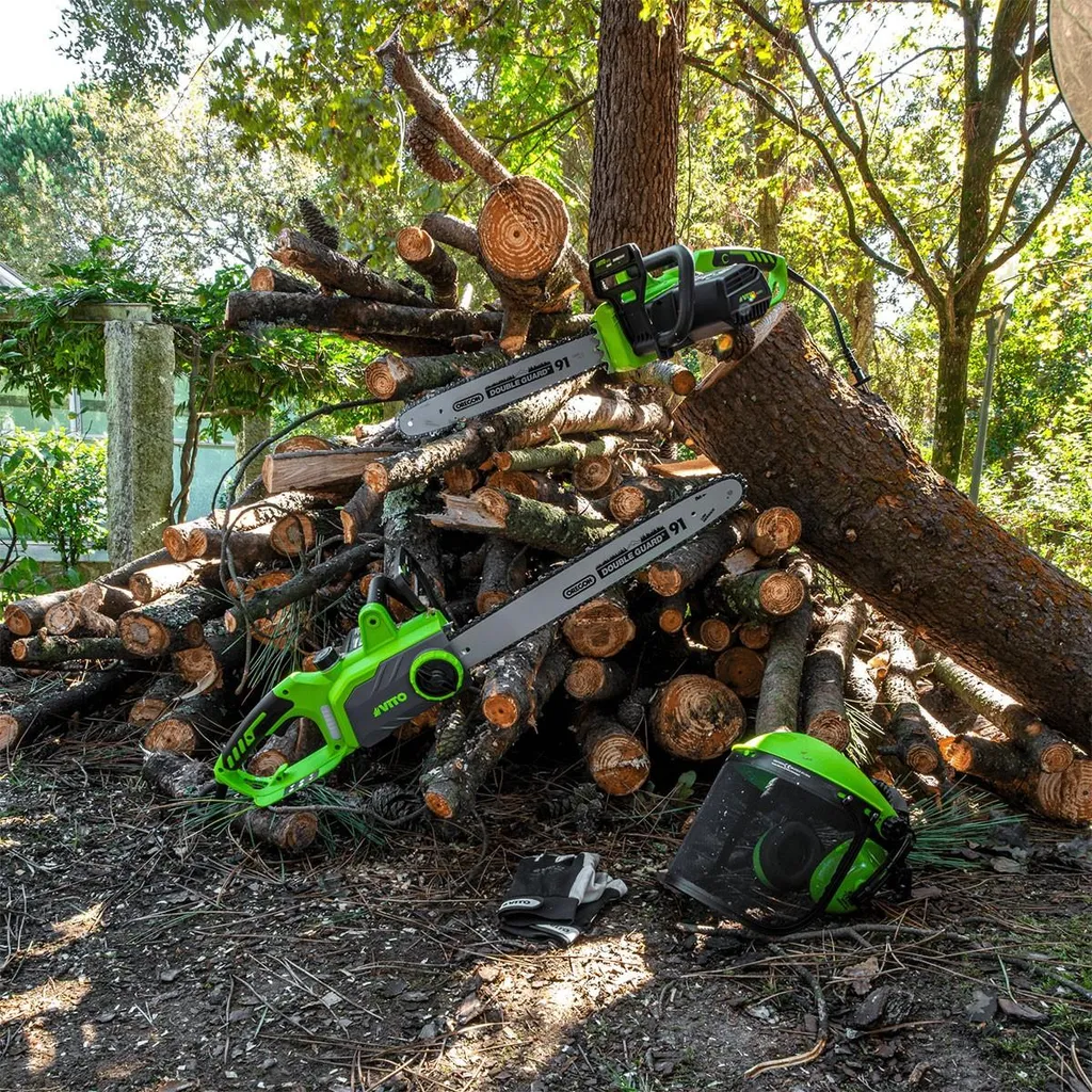 Tronçonneuse électrique 2000W VITO avec guide Oregon 45cm de précision - 3