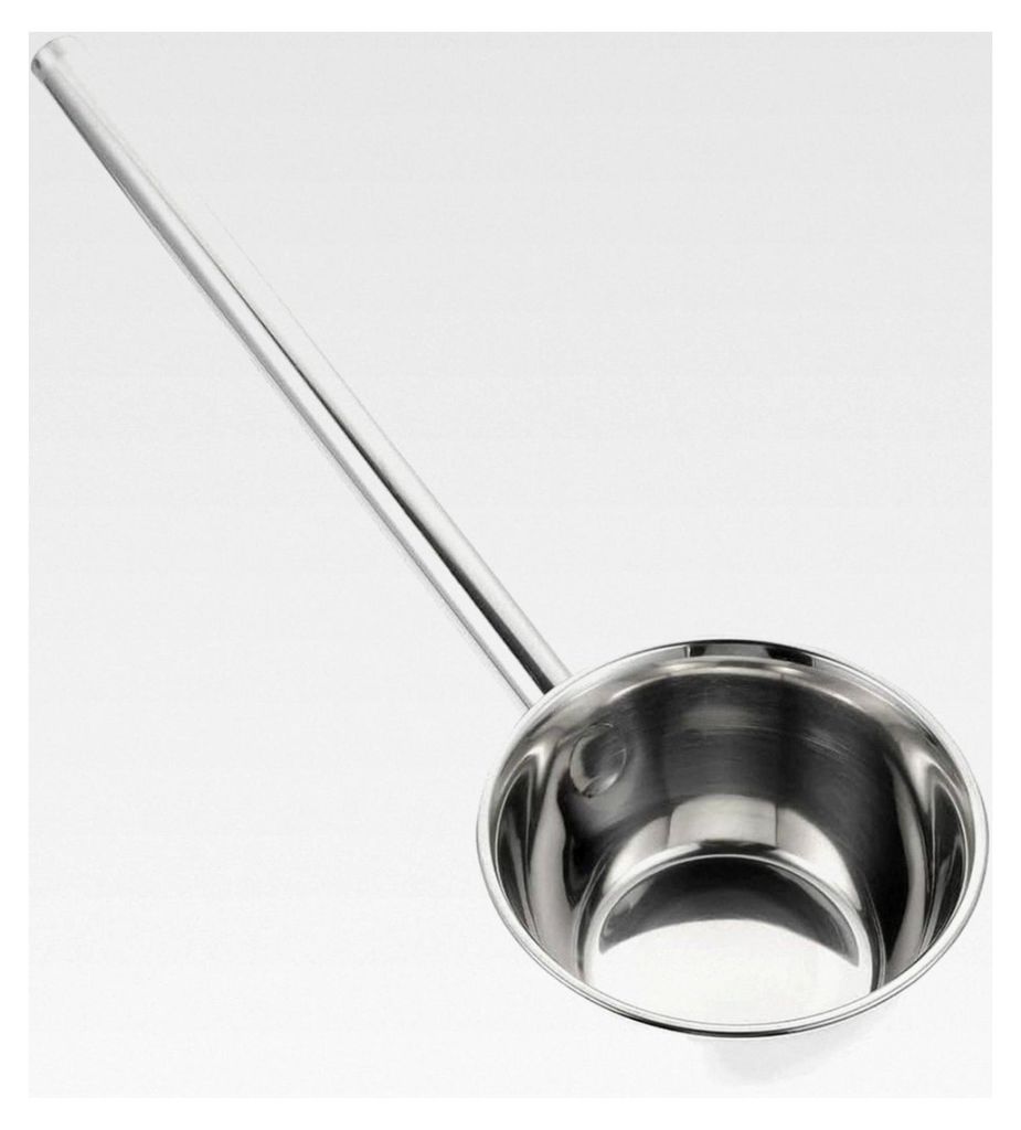 Edelstahl Wasserkelle mit langem Griff 48 cm rostfreier Schöpflöffel für Küche, Garten und Gastronomie