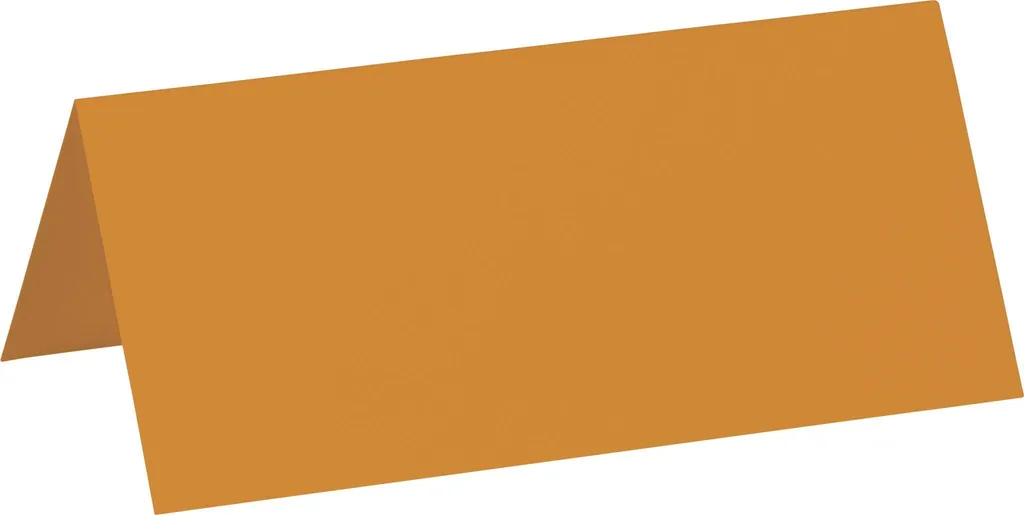 Heyda 211437021 Carte de Table Orange 100 x 45 mm pour Mariage et Fêtes
