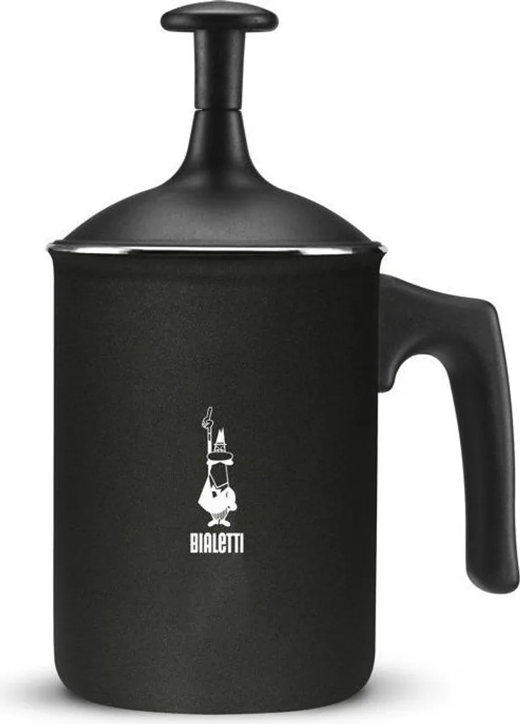 Montalatte manuale Bialetti Perfetto Crema, 160 ml, nero, compatto