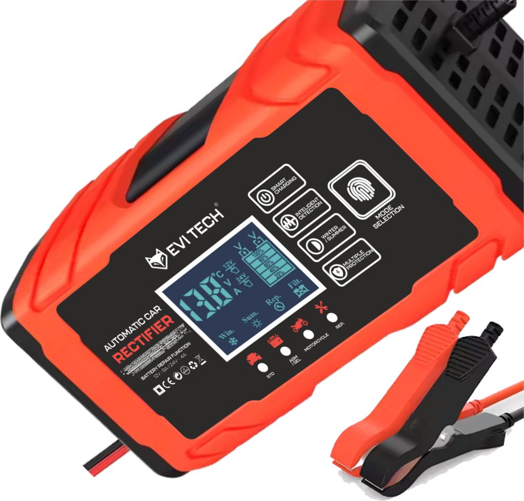 Automatický nabíječ autobaterií 12V 24V s funkcí OPRAVY Obrázek produktu 3