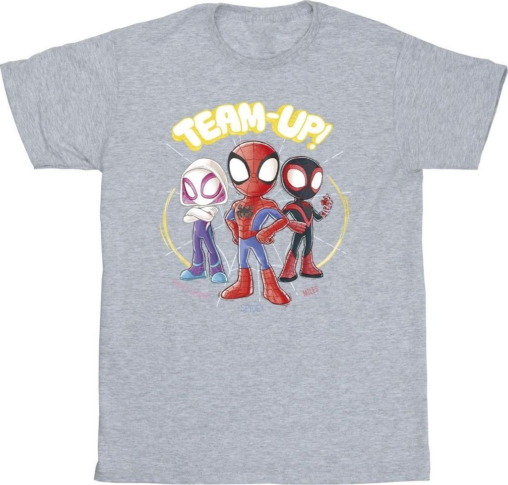Marvel - "Spidey And His Amazing Friends" T-Shirt für Herren BI45545 (3XL) (Grau)