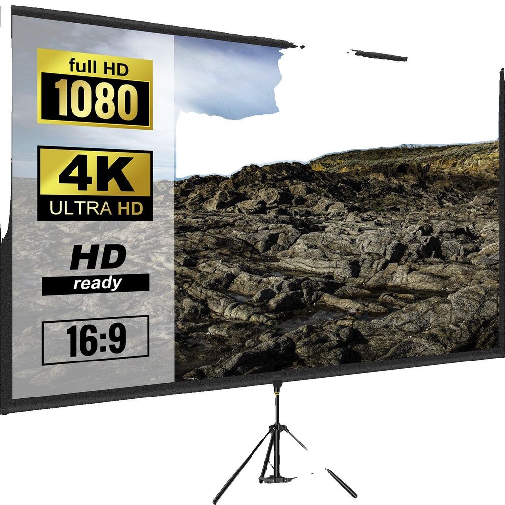 VEVOR 16:9 premietacie plátno s rolovacím plátnom na Obrázok produktu 