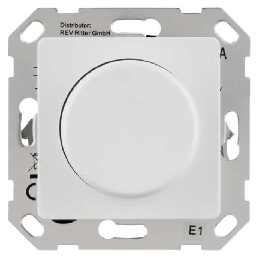 REV PrimaLuxe weiß Dimmer Helligkeitsregler 50-300W Produktbild 